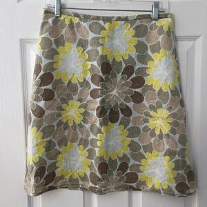 H&M L.O.G.G. Skirt. Size 8 100% linen.
